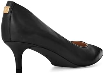 LAUREN Ralph Lauren Women's Adrienne Leather Pump Black 6.5 Medium | Image 2