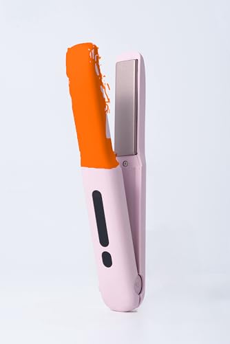 Plancha de pelo portátil inalámbrica 2 en 1 mini Titanio miniatura 1