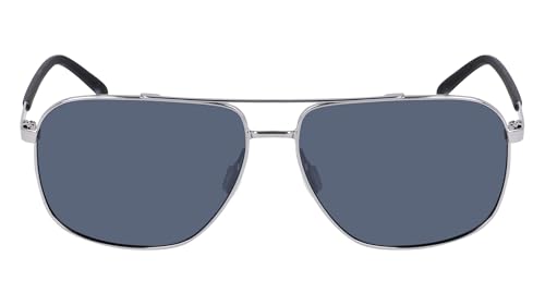 Columbia Men's Sunglasses C115SP MIST TRAIL - Shiny Gunmetal/Silver Mirror L with Silver Mirror Lens
