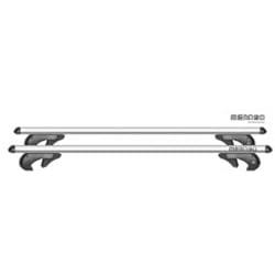 Baca Para Ford Fiesta Maypole RB1040 MWAY EAGLE- Barras de aluminio para los carriles techo elevado, 120 x 13 x 10.5 cm, para Bicicleta