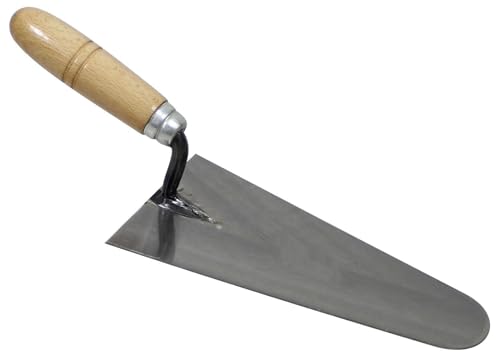 Truelle de maçon - Acier robuste de 215 mm, idéale pour les travaux de construction et de rénovation, durable et légère. *