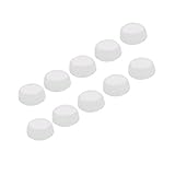 Alomejor 10pcs Tapones de Flauta Tapones de Llave de Flauta de Silicona Suave Tapas de tapón de Agujero Abierto Accesorios de Piezas de reparación de Flautas, 7 x 3 mm