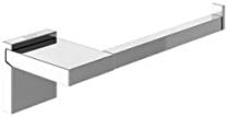 Roca A816850001 Portarrollo sin tapa (Posibilidad de instalación mediante tornillería o adhesivo), Cromado, 16,3 x 6,2 x 4,5 cm