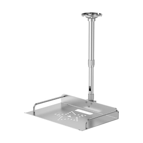 Soporte proyector techo en aleación de aluminio con bandeja fija 1