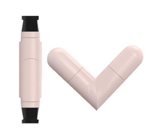 Sellos delineadores de ojos, delineador de ojos terminado, lápiz de maquillaje de precisión, herramienta de belleza multifuncional para looks alados, ideal para uso diario, fiestas, viajes (Té marrón)