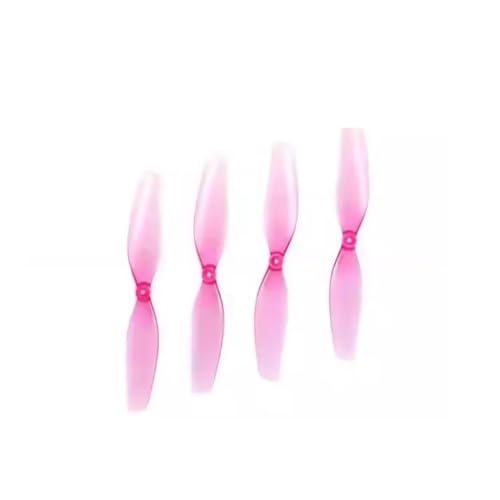 Hélice T65MM propulsion fluide en PC rose pour drone cinewhoop stable