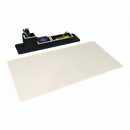 Un pezzo Set scrivania 3 in 1 misura cm. 50x11,5 + Tappetino scrivania 70x35 cm