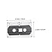 Hemobllo 2pcs Blank Cassette Tapes for DIY Decoration Vintage Audio Tape Accessory Empty Recordable Cassette with Hard Case Retro Home Decor for Music Lovers