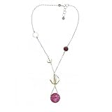 Antica Murrina Venezia Catena Cometa e Argento, Colore: Rosa/Argento, cod. CO549A03-U