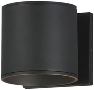 Maxim Lighting 86214BK Stout - 20W 1 LED Outdoor Wall Mount-4.5 Inches Tall and 4.75 Inches Wide, Finish Color: Black
