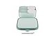 Mepal - Bento Brotdose Groß Campus - Bento Lunchbox für Kinder - Inklusive 2 auslaufsicheren Bento Fächern & Gabel - Bento-Fach ist mikrowellengeeignet - 2x 200 + 1250 ml - Cool mint