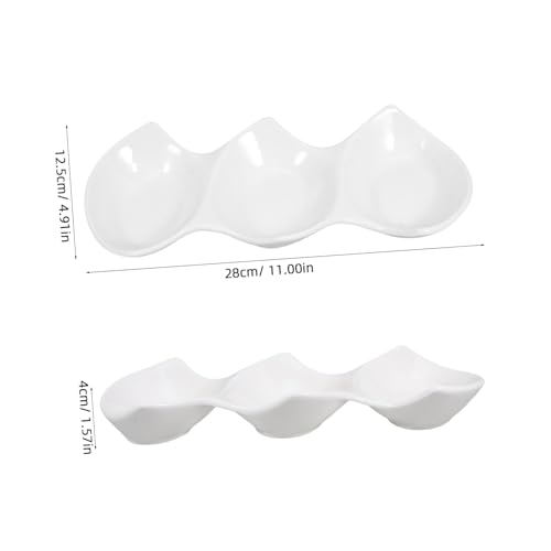 Plat multifonction blanc en céramique supérieure pour hôtel - 3