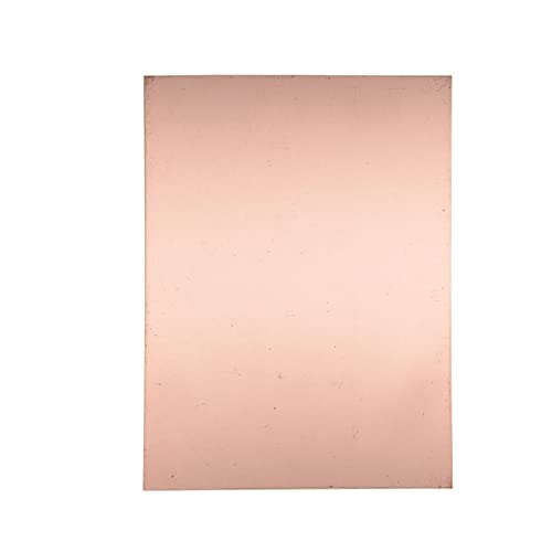 YOKIVE PCB Rame Rivestito Scheda, FR4 Lato Singolo Vuoto Circuito Schede, Ottimo per Elettronica Hobby, Acquaforte, Circuito Progetti (200mmx150mmx1.6mm)