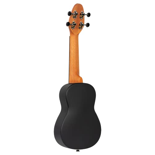 Ortega Guitars Soprano Ukulele Acoustic - Keiki K3 Series - Including Accessories - Acacia, ABS, Natural (K3-ACA) - Image 2
