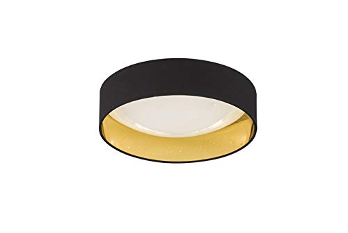 Fischer & Honsel Plafonnier Sete 20308 22,0 W avec variateur d'intensité Noir 40 x 40 x 10 cm (L x l x H)