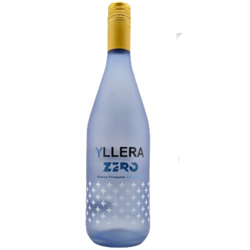 Yllera Zero Blanco Frizzante Sin Alcohol – Vino Blanco Espumoso 0,0% | Botella 75 cl | Refrescante, Ligero y Afrutado - 1 Botella 75cl
