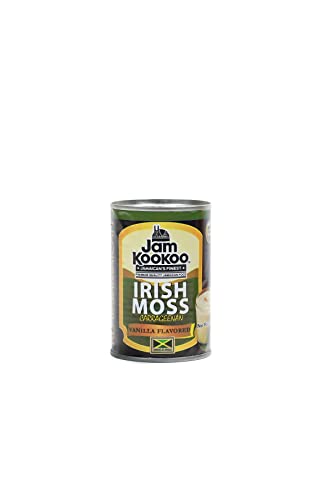 Carrageenan Irish Moss by Jam KooKoo Jamaica’s Finest Premium Quality Jamaican Food Made from Real Ingredients, Authentic Taste (Vanilla)