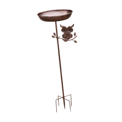 Mangeoire à 5 branches stable en métal pour bain d'oiseaux d'extérieur durable - 2