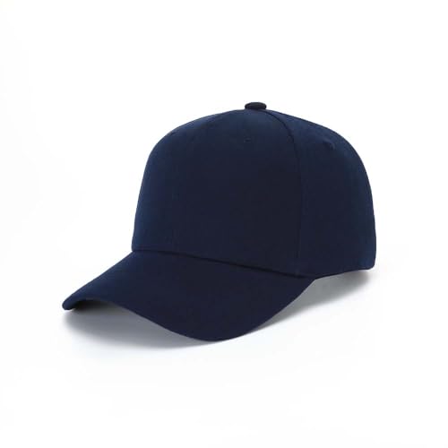 Image of ZH Plain Adjustable Baseball Cap - Lot of 12 Unisex Blank Design Caps