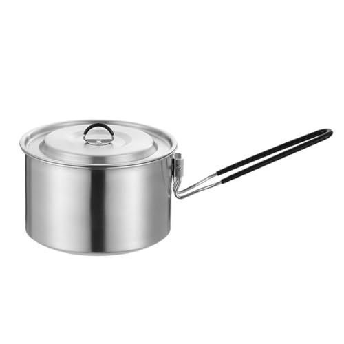 Marmite camping acier inoxydable pliable pour vos soupes