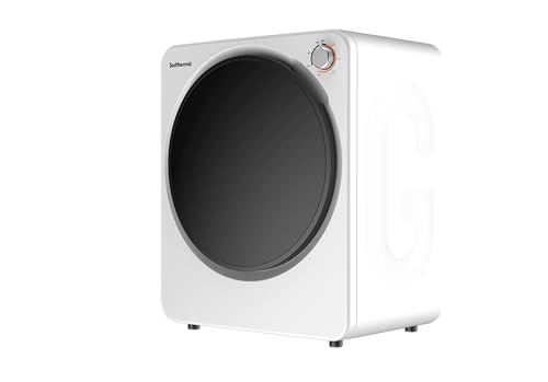 SOLTHERMIC SECADORA MINI SC2.5G – Eficiencia, compactación y comodidad para tu hogar/Capacidad 2,5 KG/Puerta negra GRANDE ojo de buey/Color blanco/Alta