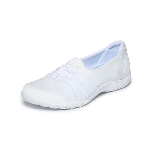 Image of Skechers Women's Breathe Easy - Harbor Hues | Modern Comfort Casual, Relaxed Fit, Air-Cooled Memory Foam, Machine Washable, Vegan