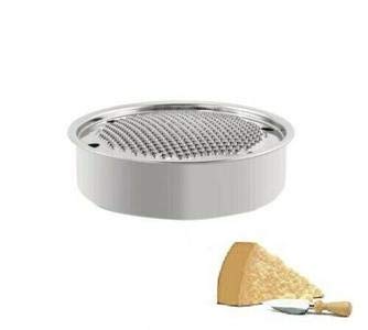  SHOPPING IN RETE GRATTUGIA Formaggio Acciaio Inox A Mano SCATOLATA 18CM Tonda Cucina
