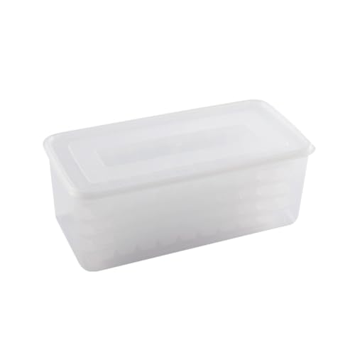 Molde cuadrado transparente para cubitos de hielo con tapa