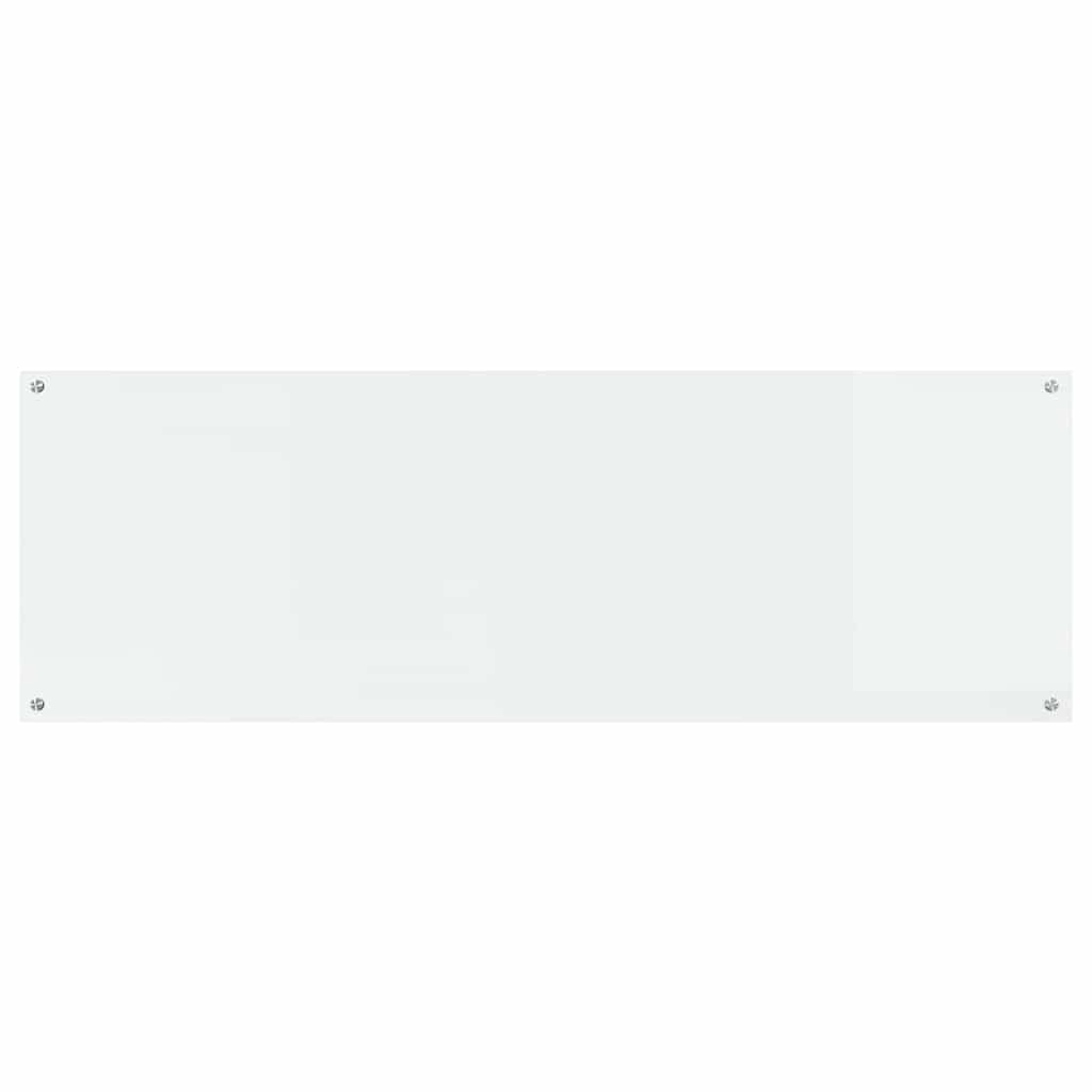 Küchenrückwand gehärtetes Glas transparent 120 x 40 cm 2 pcs modernes Küchenzubehör hitzebeständig platzsparend leicht zu reinigen ergonomisch Küchenutensilien Organizer Haushalt