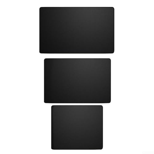 Tapete de calor ignífugo para el suelo, resistente y antideslizante, para chimeneas, estufas, barbacoas, parrillas, impermeable, tela no tejida de poliéster resistente, color negro (39 x 47 pulgadas)