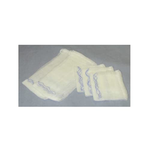 SurgiMac Esponja de Gasa, Algodón, 12 capas, 4 x 8 pulgadas Rectangular, Estéril miniatura 1
