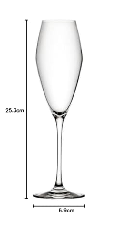 Utopia Seine Flute Glass 9.25oz / 260ml, R254107-00000-B01006, Pack of 6, Transparent - Image 4