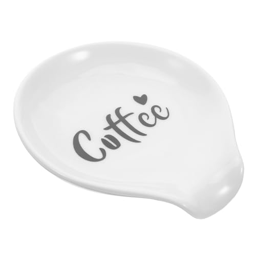 PRETYZOOM Reposacucharas De Cerámica para Cocina Soporte para Cucharas Portacucharas Reutilizable para Remover Cafetería o Cocina Accesorios De Cafetería