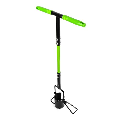 Montesy Gardening Bulb Planter Flowers Planter Device Ergonomic Handle Multifunctional Tool For Crocus Gladiolus Seedling