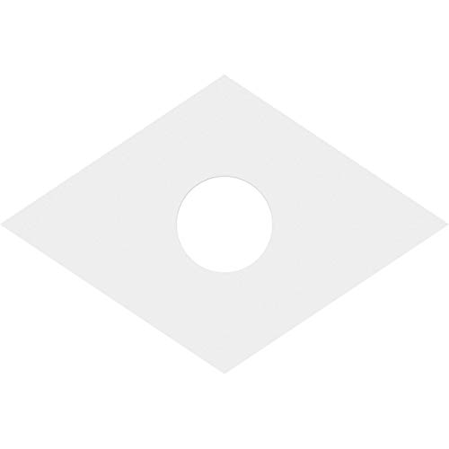 Image of Ekena Millwork CMP28X18DD-06000 Diamond Architectural Grade PVC Contemporary Urethane Ceiling Medallions 28 inchW x 18 5 /8 inchH x 6 inchID x 9 3 /4 inchC x 1 inchP