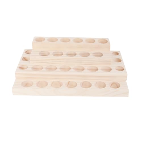 NOLITOY 木製ディスプレイスタンド エッセンシャルオイルオーガナイザー エッセンシャルオイル収納 パインエッセンシャルオイル デスクトップ収納ラック デスクトップ収納オーガナイザー 竹