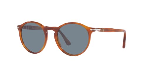 Persol Lunettes de Soleil PO 3285S Terra Di Siena/Blue 52/19/140 unisexe