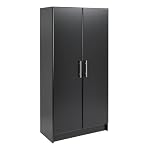Prepac Elite Functional 8-Piece Garage Cabinets and Storage System Set G, Simplistic Garage Shop Cabinets 16" D x 128" W x 89" H, Black, BRSX-1016-8M - Image 5
