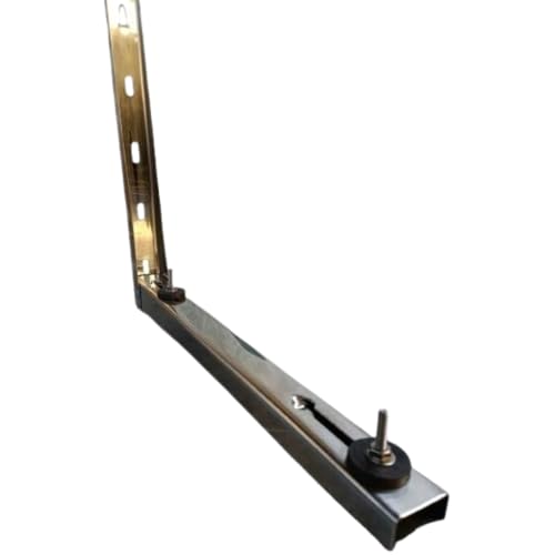 Suporte para Ar Condicionado Split Inox 400mm de 9000 e 12000 Btus, quadrada, 1 Par. Peso Para Dobra ou Ruptura 192 Kg