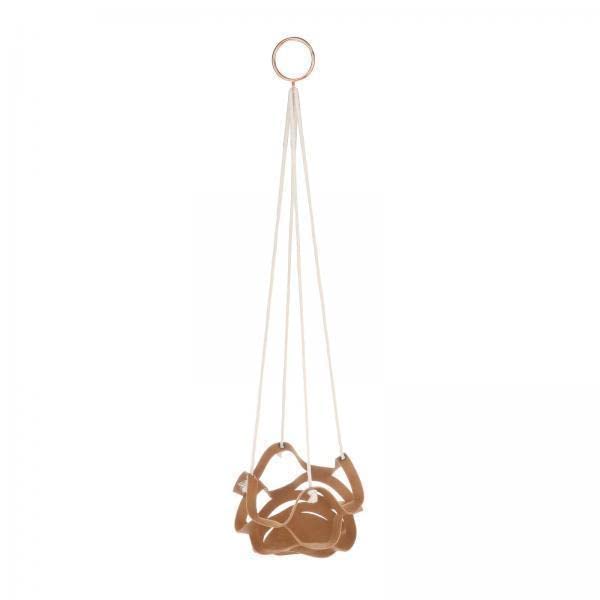 UJEAVETTE 2xPU Swinging Spider Plant Hanger Pots Holder for Indoor Home Decor Brown-image-41