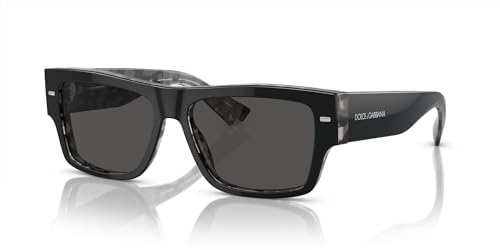 Dolce & Gabbana Sunglasses DG 4451 340387 Black On Grey Havana Dark