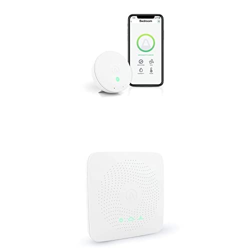 Anti-Mould Air Quality Monitor with Hub - (VOC, Mould Risk, Humidity, Pollen levels, Temp, Pressure)