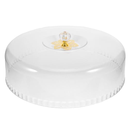 BESPORTBLE - BESPORTBLE Kuchenglockendeckel - 28 cm (11 Zoll) transparente Kunststoff-Käseglocke - Lebensmittelglocke, Präsentationsabdeckung für Bäckereitabletts, geeignet für Zuhause, Hochzeiten und Partys