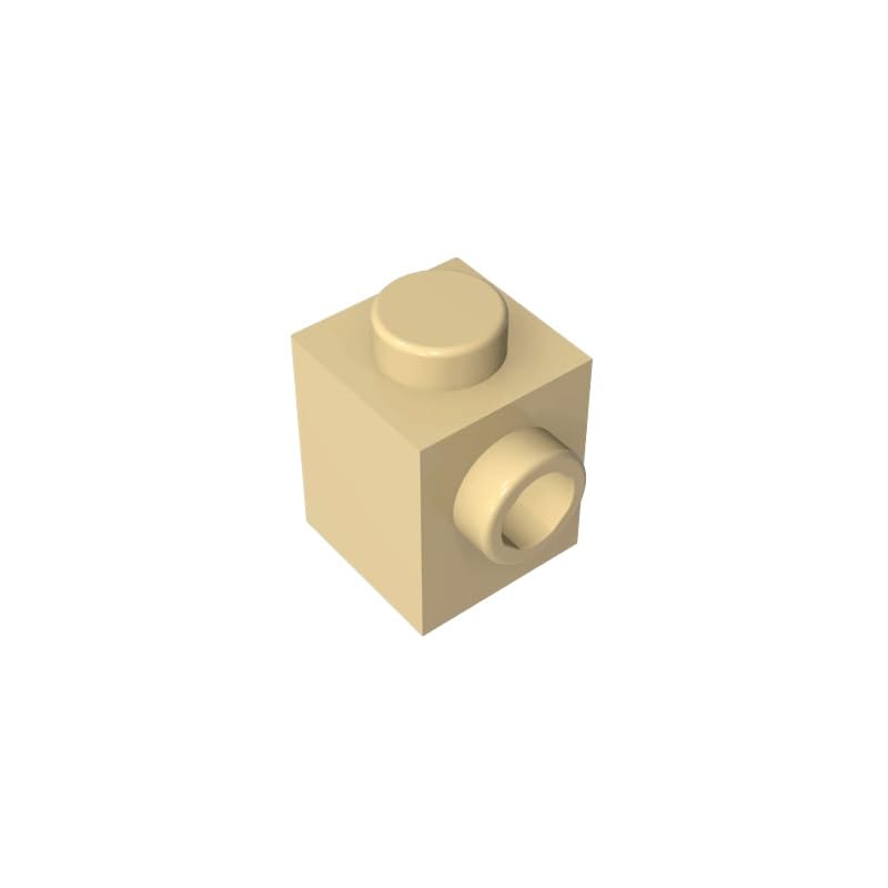 XYEIUGO Compatible with LEGO Bricks 87087 Brick Special 1x1, Tan, 50 PCS โ image 1