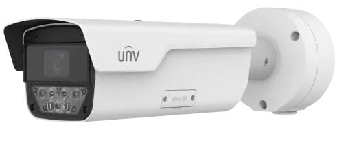 Uniview Tech IPC264EA-AHDZK-I1 4MP Network Bullet Camera, 4X Optical Zoom 4–12mm, LightHunter, 140dB WDR, PoE, Smart Analytics