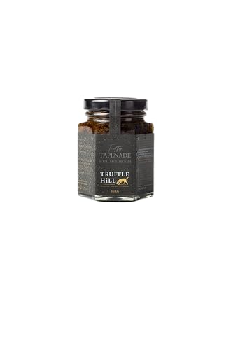 Truffle Hill - Truffle Tapenade with Mushroom Catering Range (480g), Black Périgord Truffles Infused Mushroom & Olive Tapenade, Keto, Paleo, Vegan, Vegetarian, Lactose Free