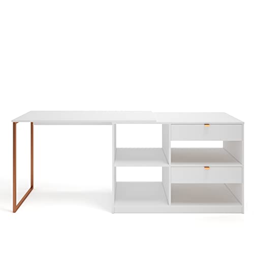 Mesa L Alberto Magno Branca com Cobre