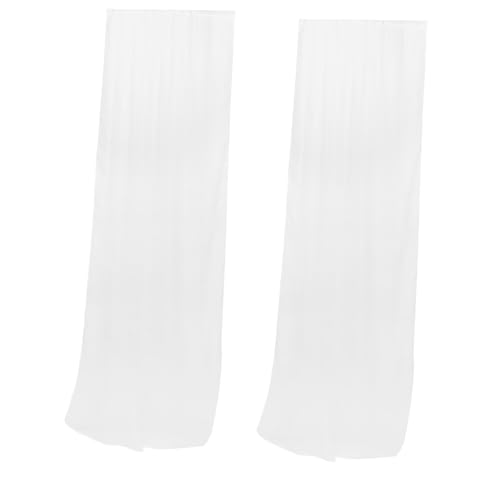 Cortinas semitransparentes para decorar la sala de estar CLISPEED pack de 2 paneles largos 2