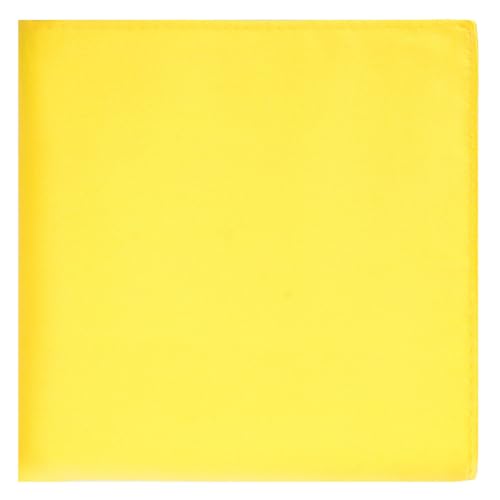 Image of KissTies 6PCS Satin Pocket Square Plain Color Handkerchief Gift Set