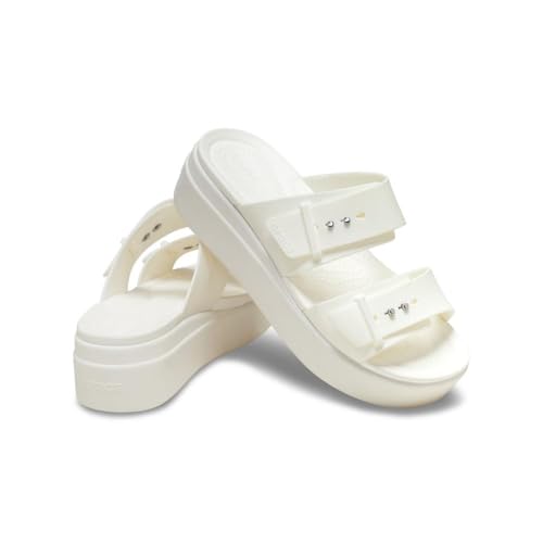 Image of Crocs Women's Brooklyn Buckle Low Wedges